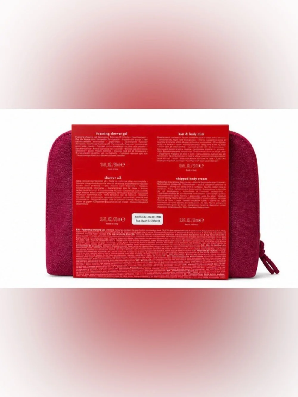 Rituals The Ritual of Ayurveda 4-Step Body Routine - Pink Travel Pouch